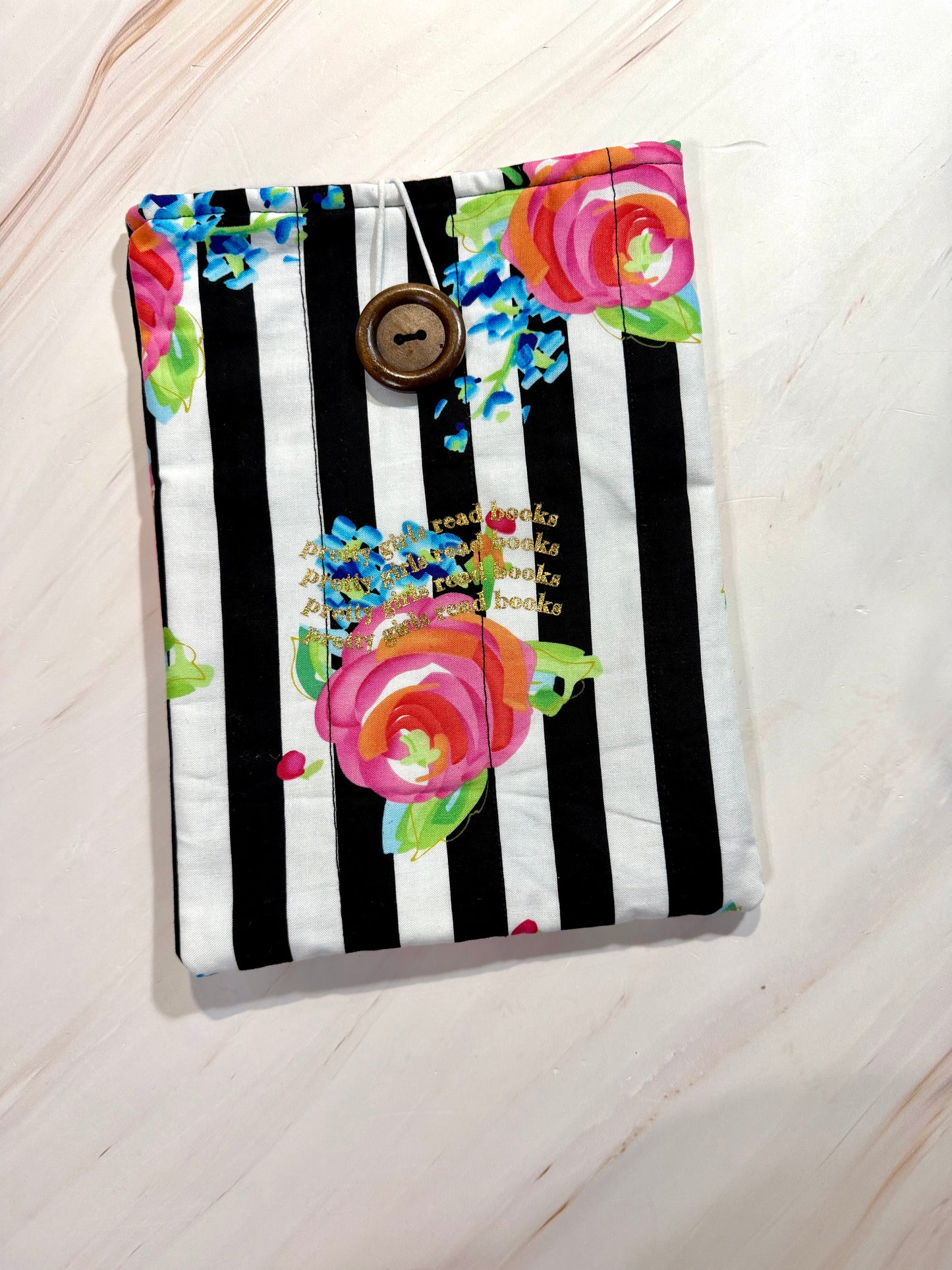 Black and White Stripes Flowers